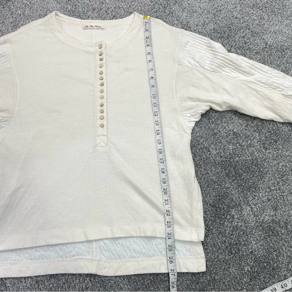 Free People We The Free Back At It Henley In Cream - Picture 11 of 13
